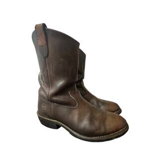 Double H | Shoes | Vintage Double H Lace Up Side Zip Biker  display picture 3